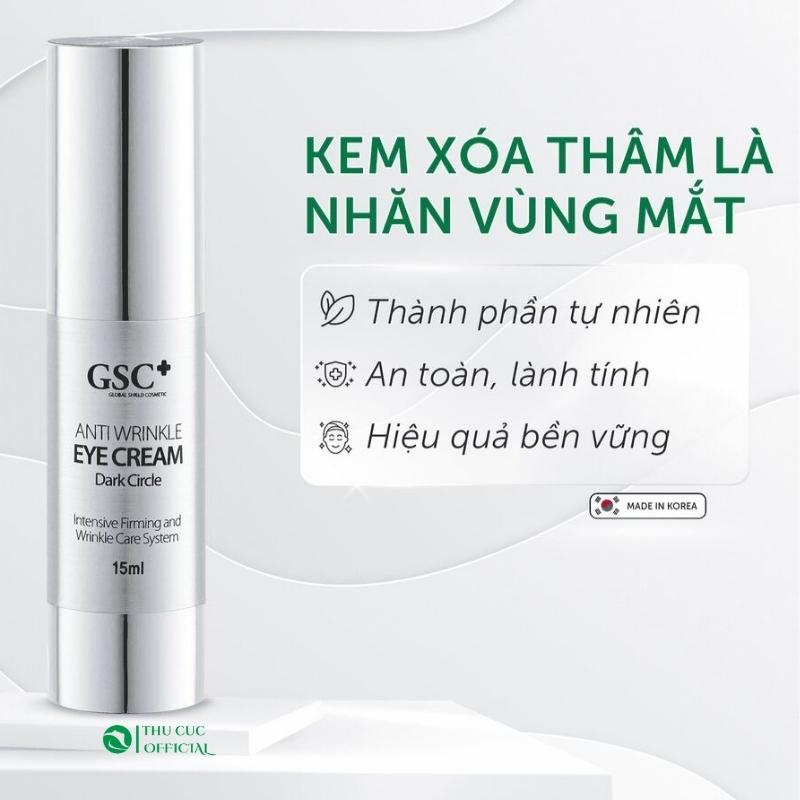 Ưu điểm của kem mắt GSC+