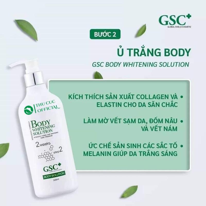 Kem ủ trắng toàn thân GSC+ 500ml