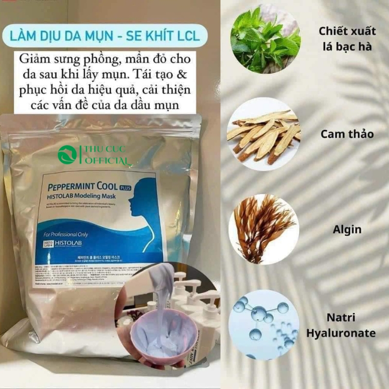 Công dụng của mặt nạ bạc hà dịu da Histolab