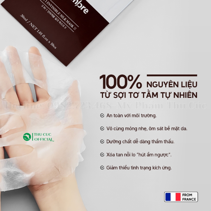 Công dụng của mặt nạ Desembre 3in1 Invisible Silk Mask