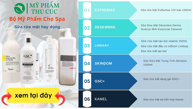 Sữa vệ sinh dành riêng cho Spa