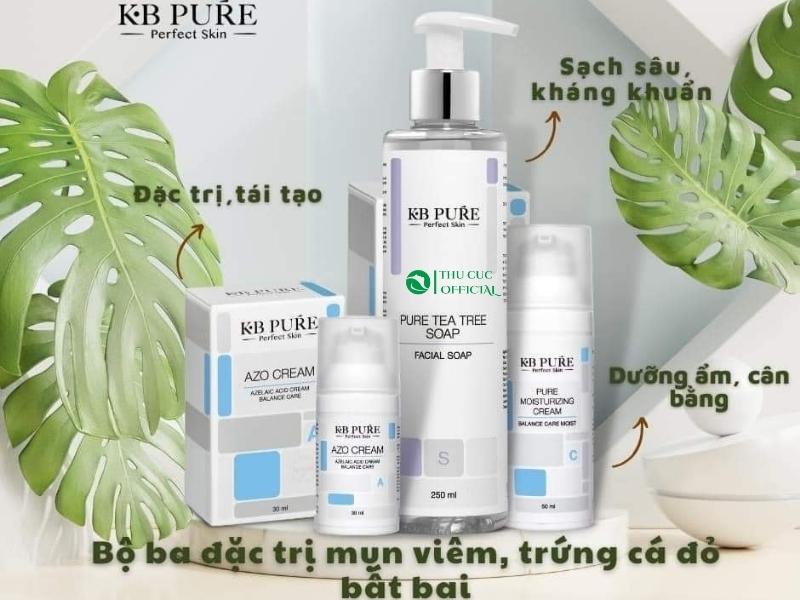 Bộ chăm sóc da mụn KB Pure