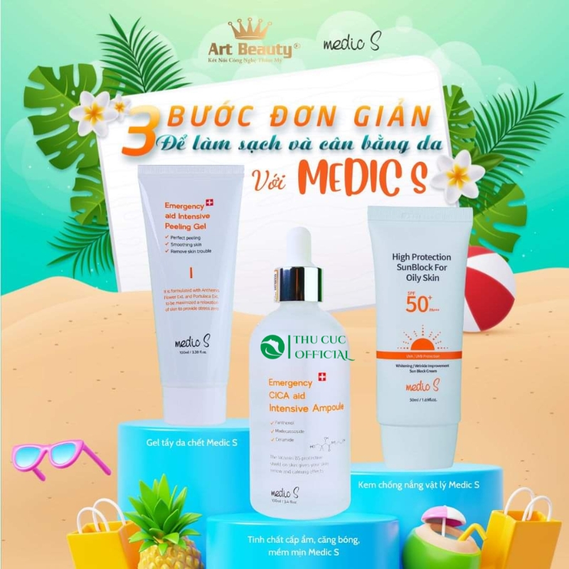 Bộ mỹ phẩm Medic S Hàn Quốc