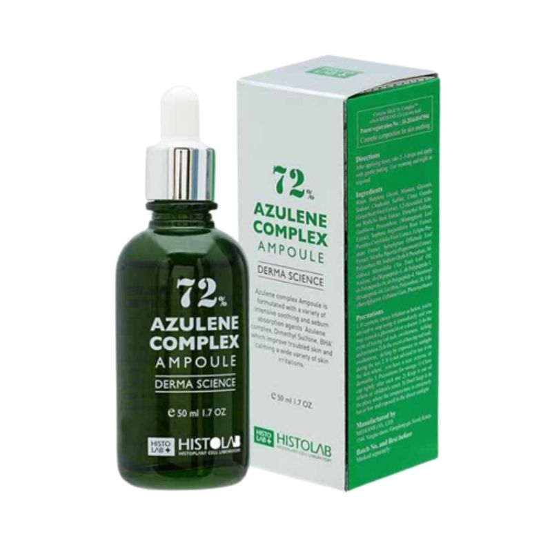 Histolab 72% Azulene Complex Ampoule Derma Science giảm mụn