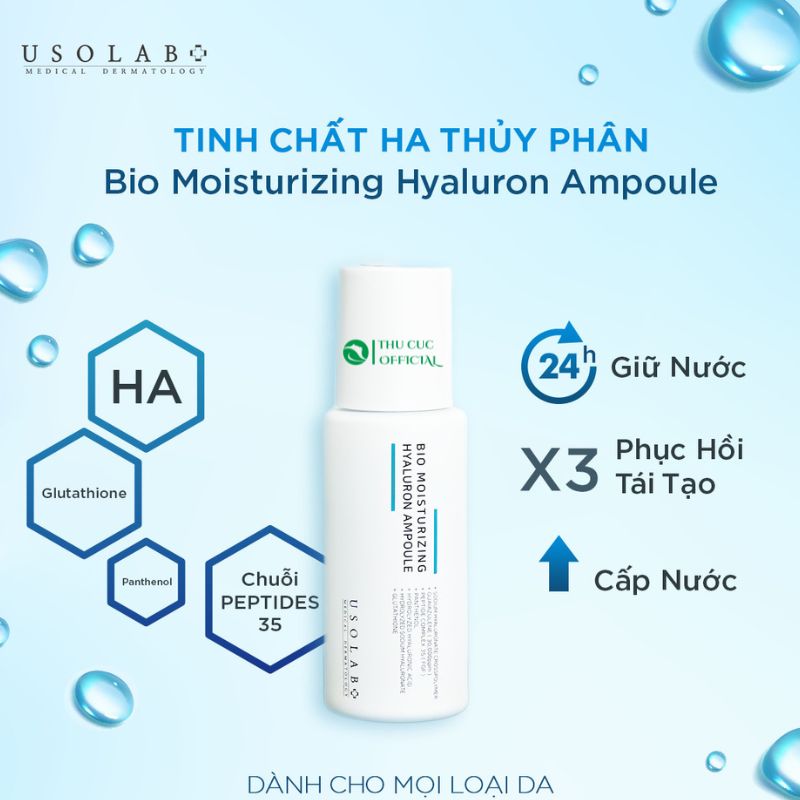 Ưu điểm của serum HA phân tử nhỏ