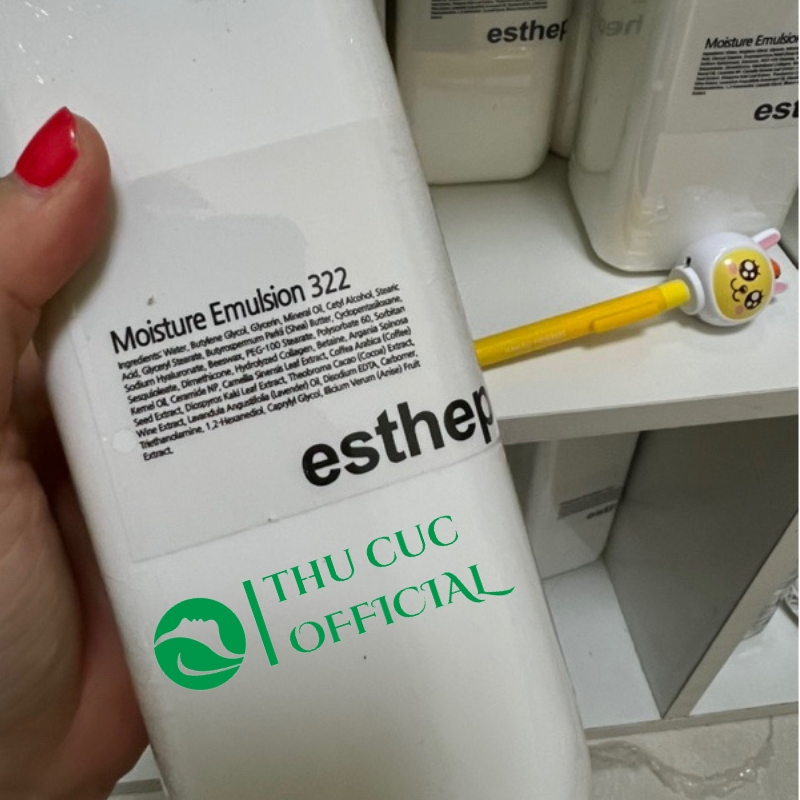 Thành phần trong sữa dưỡng Esthemax 322
