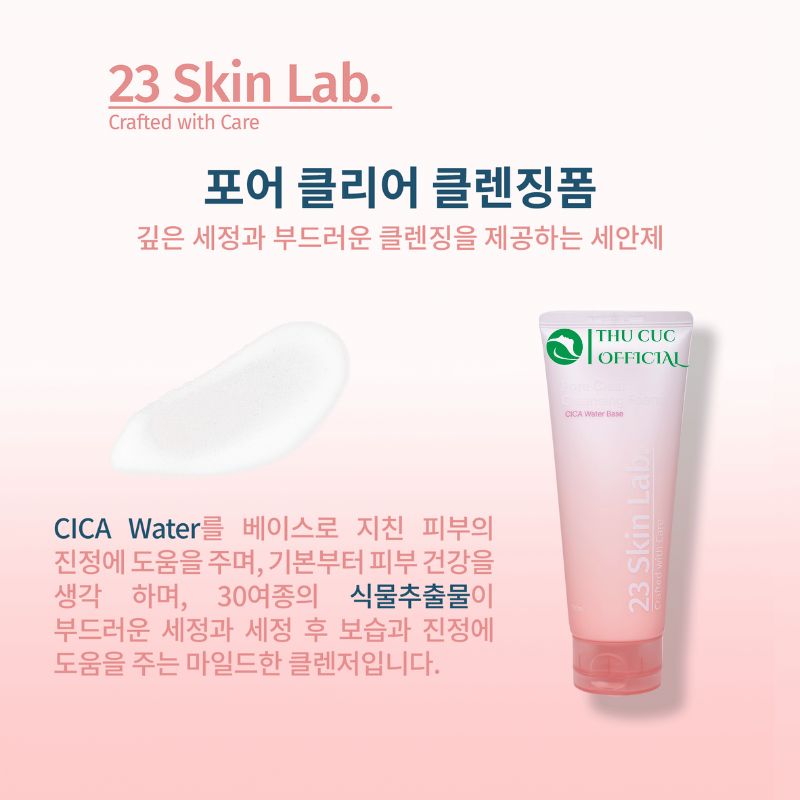 23 Skinlab Pore Clear Cleansing Foam 150ml
