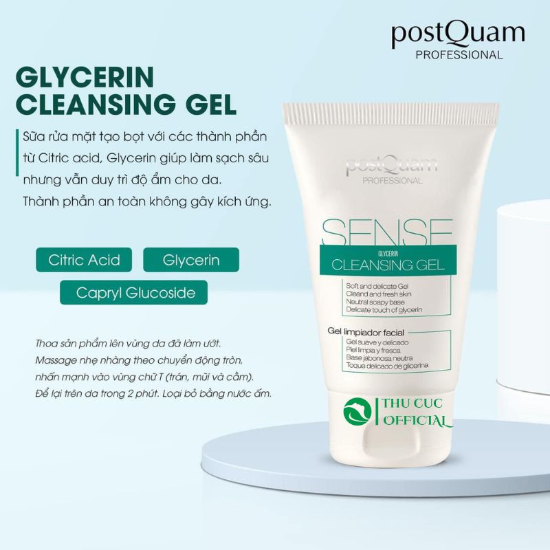 Thông tin về PostQuam Glycerin Cleansing Gel