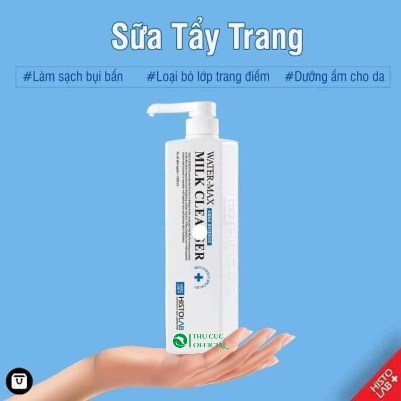 Tẩy trang Histolab Water Max Milk Cleanser dạng sữa