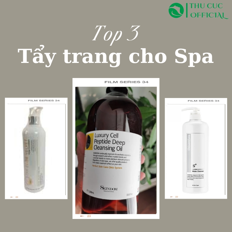 Tẩy trang cho Spa