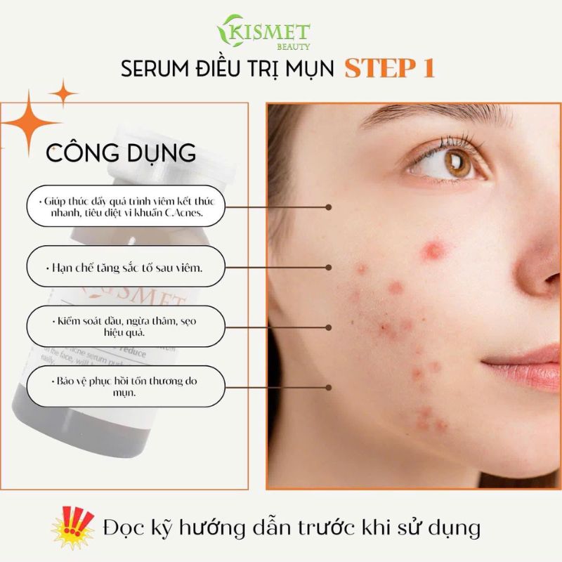 Công dụng của  Kismet Intensive Acne Serum