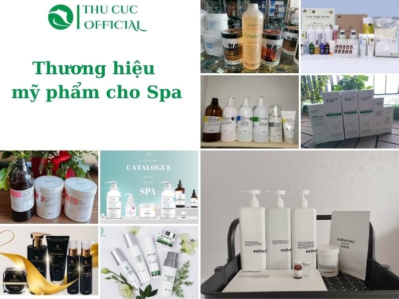 Thương hiệu mỹ phẩm cho Spa