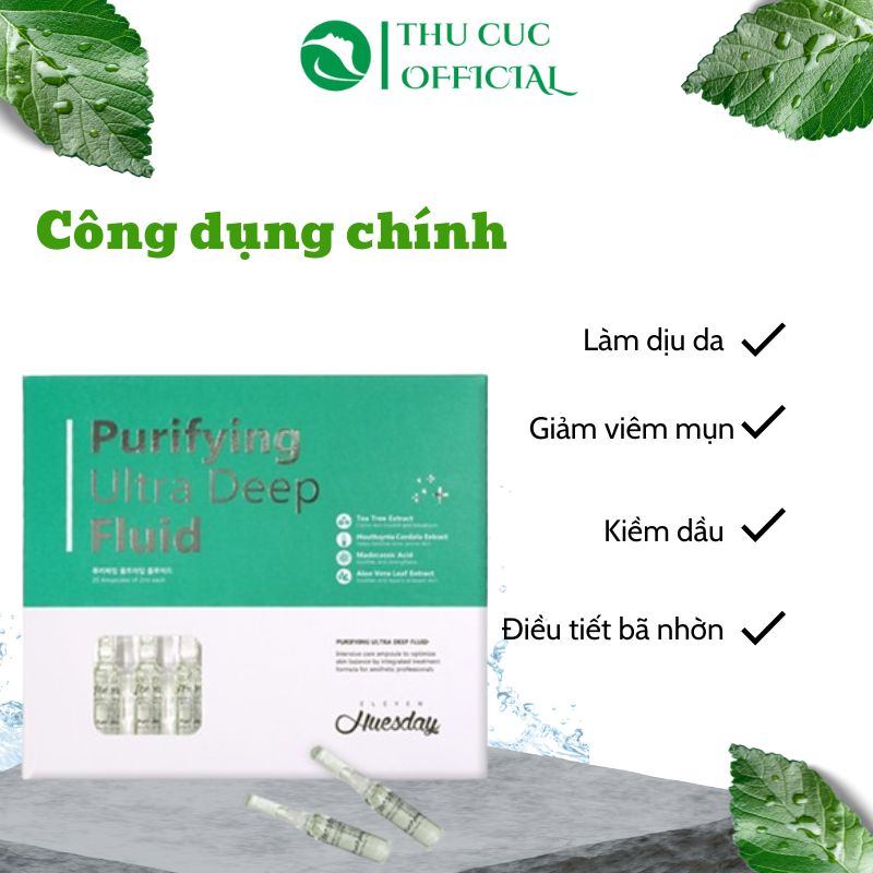Công dụng của tinh chất giảm mụn Huesday