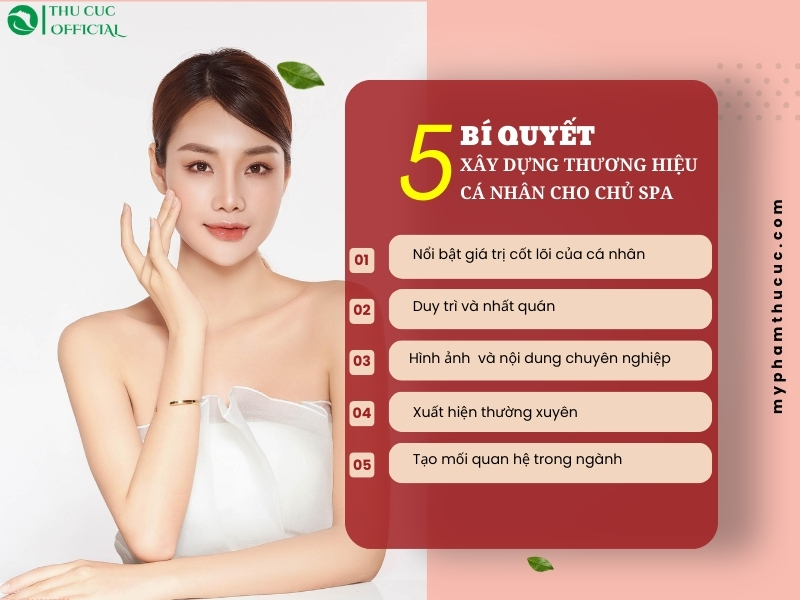 Bí quyết xây dựng thương hiệu cá nhân cho chủ Spa