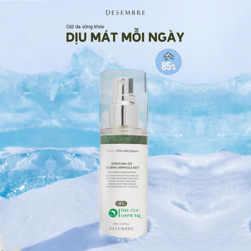 Desembre Spirulina  Ice Calming Ampoule Mist 99ml