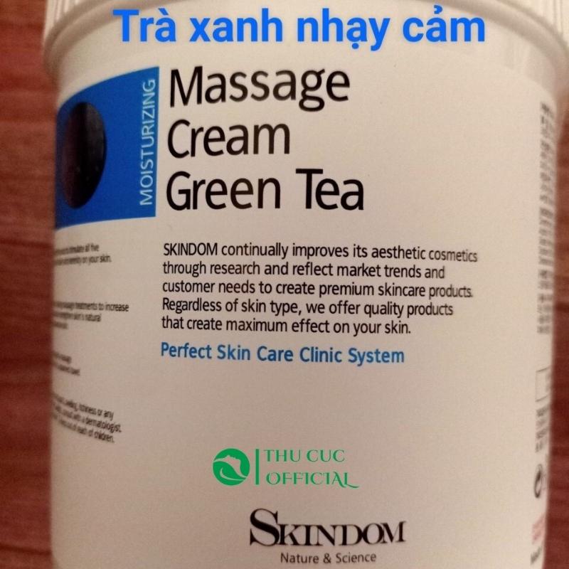 Kem massage trà xanh Skindom