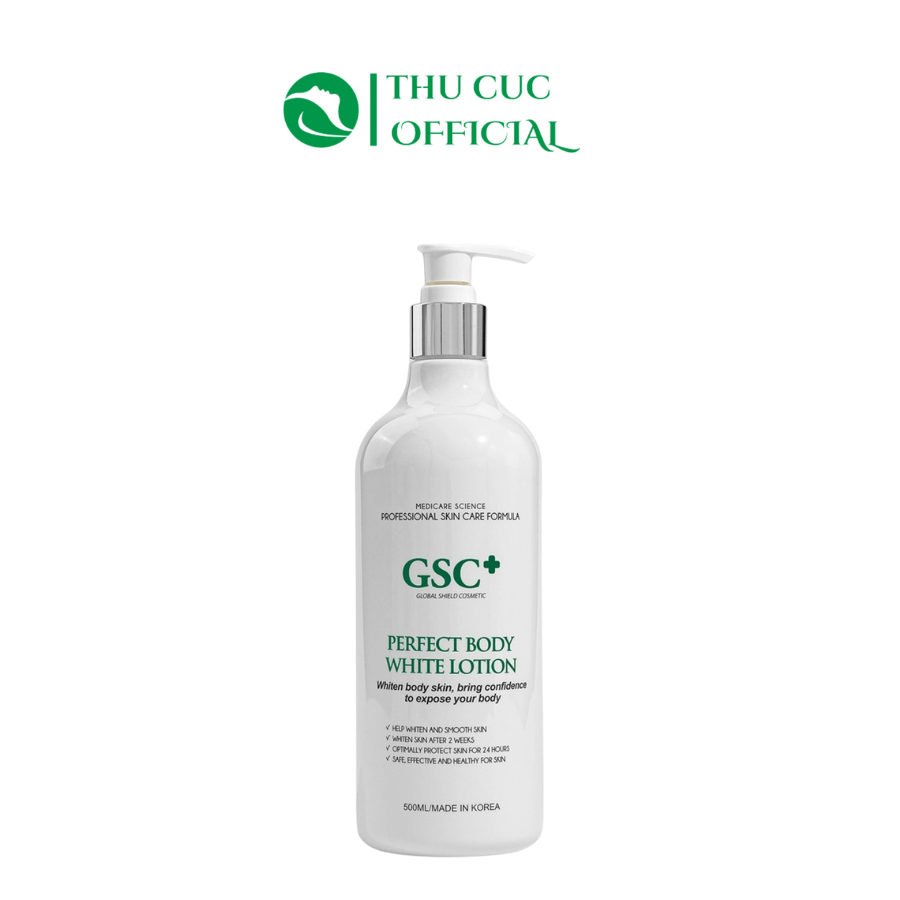 Kem Dưỡng Trắng Toàn Thân GSC an toàn cho mọi loại da dưỡng trắng hồng