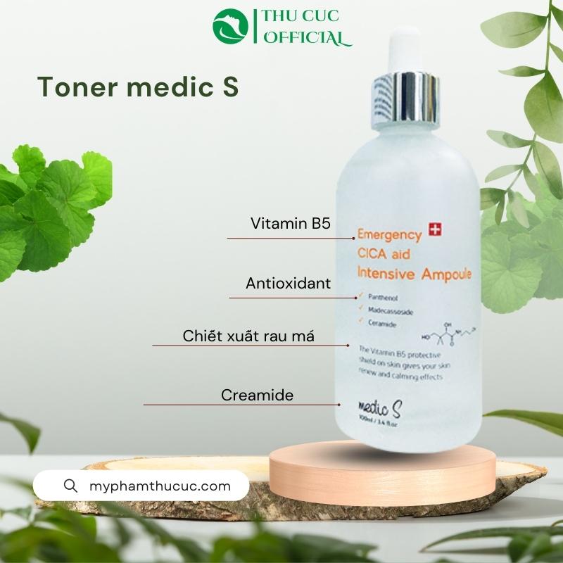 Thành phần chính trong Serum cấp ẩm Medic S