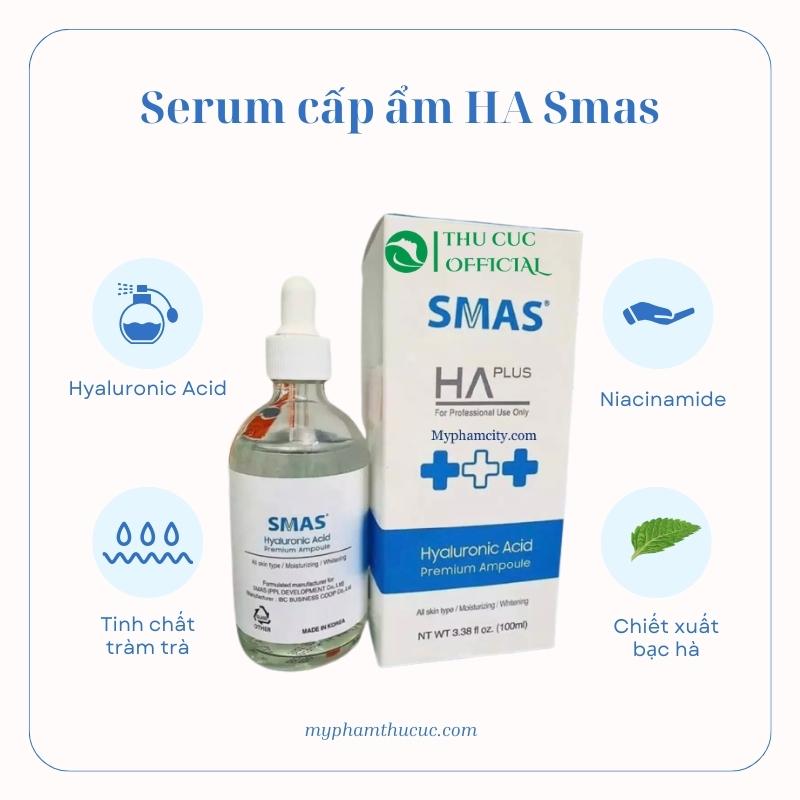 Thành phần chính trong Serum HA Smas