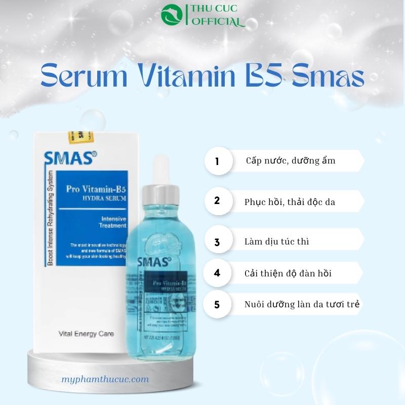 Công dụng Serum Vitamin B5 Smas Hàn Quốc