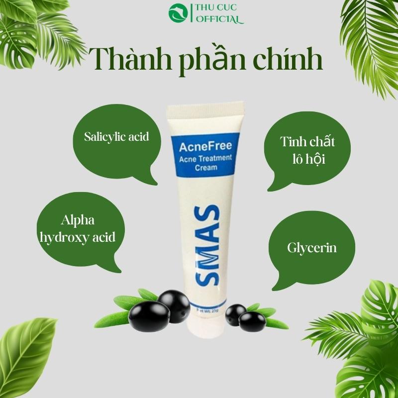 Thành phần sữa rửa mặt Smas