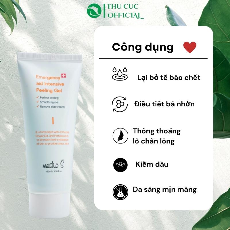 Công dụng của Gel tẩy da chết Medic S