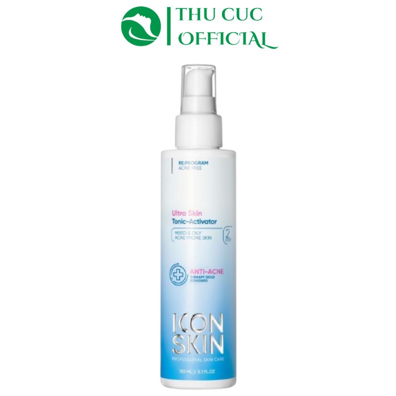 Toner Icon Skin – Ultra Skin Tonic-Activator 150ml - Dịu da mụn