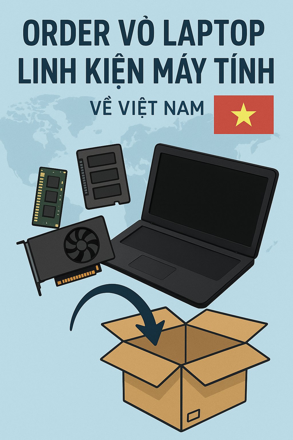 Dịch vụ order linh kiện máy tính từ nước ngoài