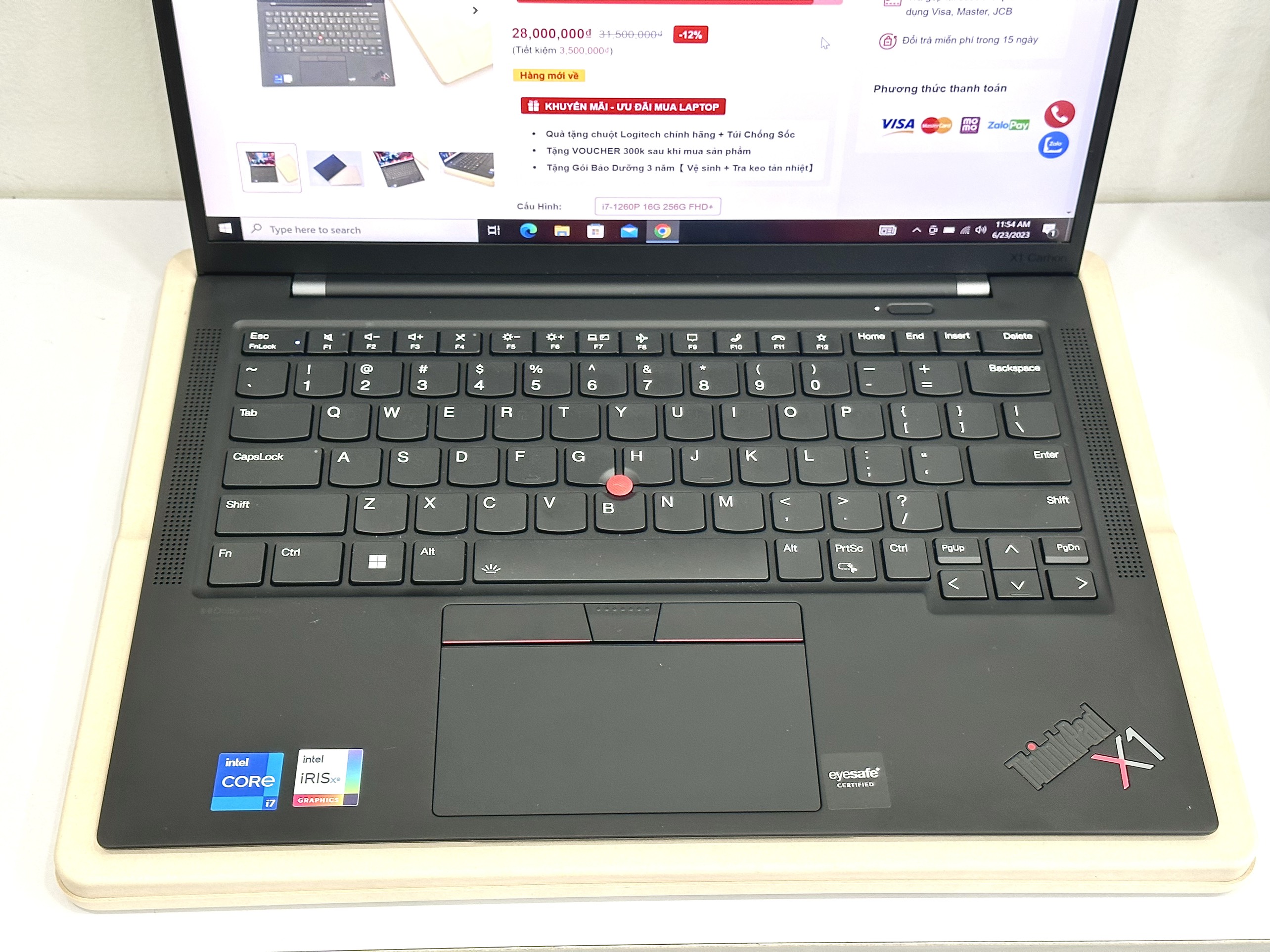 Thinkpad  X1 Carbon Gen 10  i7-1260p