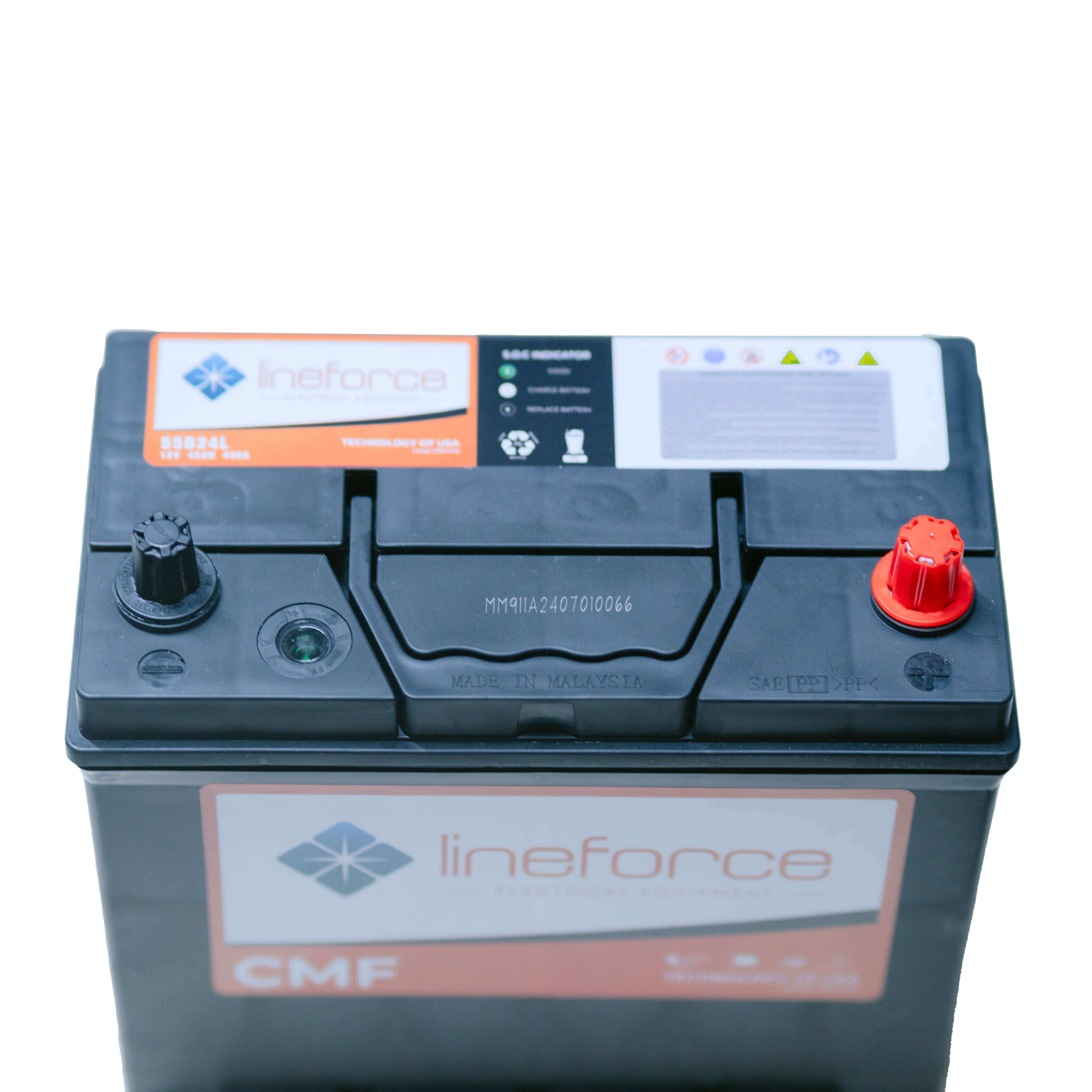 Ắc quy Lineforce 12V 45AH 55B24L
