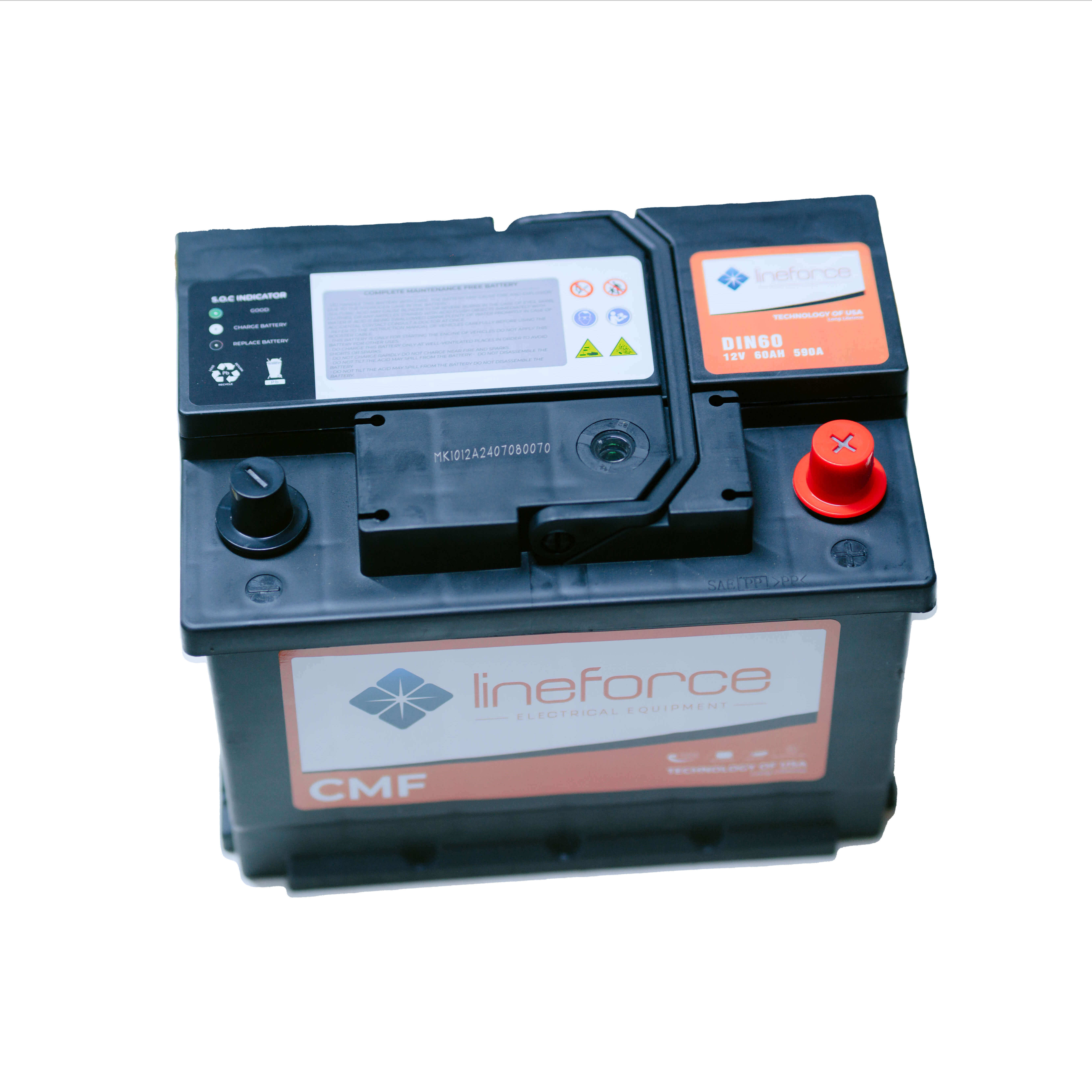 Ắc quy Lineforce 12V 60AH DIN60