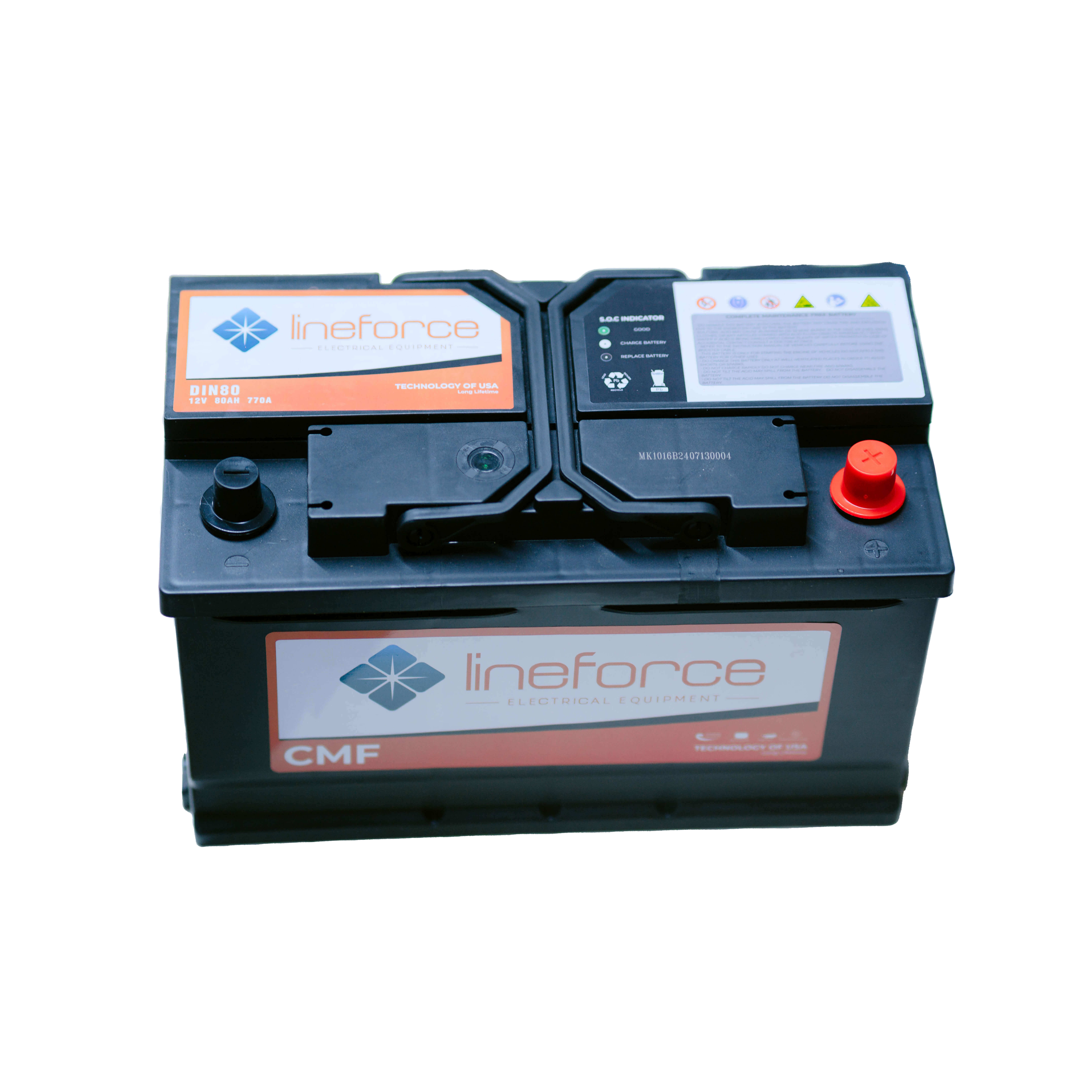 Ắc quy Lineforce 12V 80AH DIN80