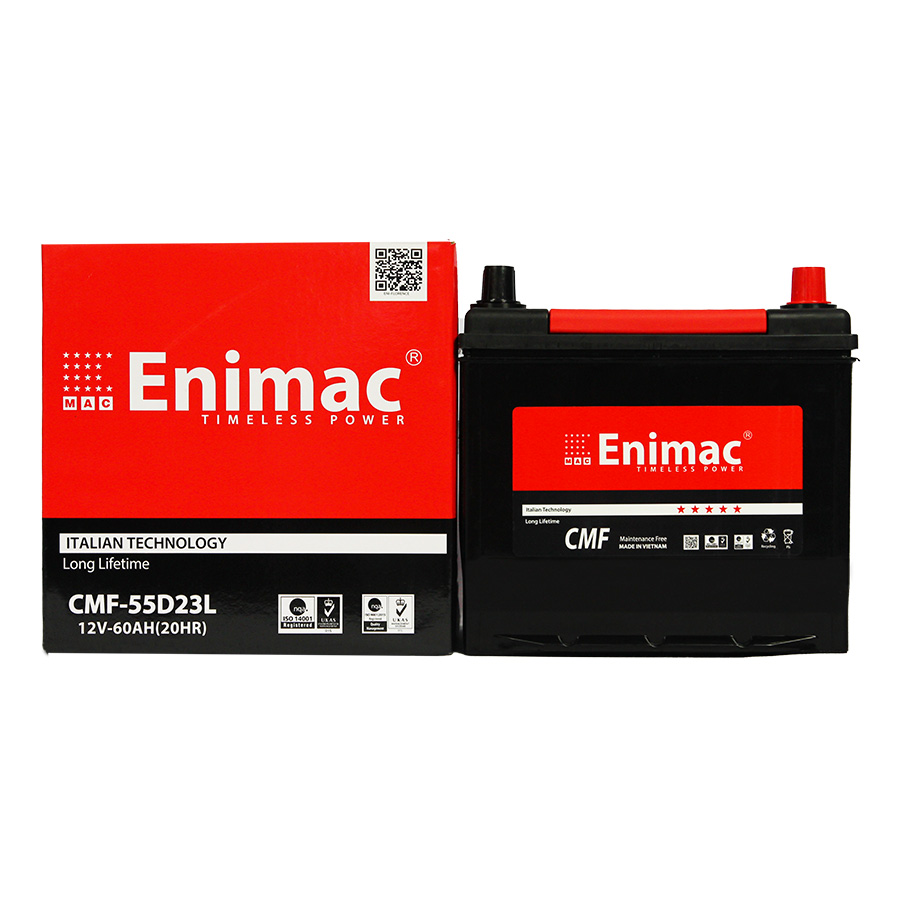 Ắc quy Enimac CMF 55D23L 12V 60AH
