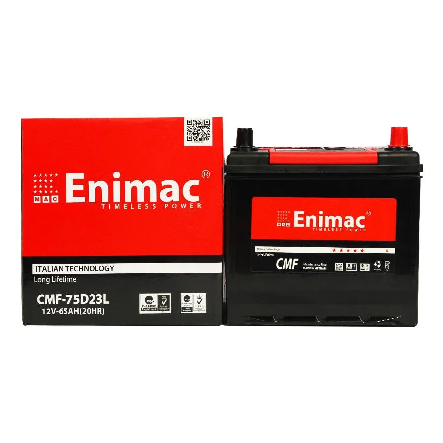 Ắc quy Enimac CMF 75D23L 12V 65AH