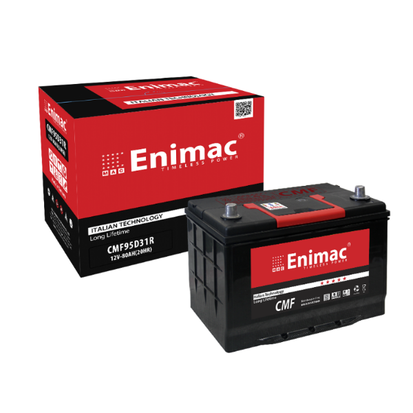 Ắc quy Enimac CMF 95D31R 12V 80AH