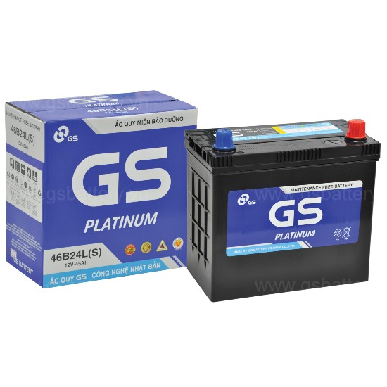 Ắc quy GS 46B24LS 12V 45AH