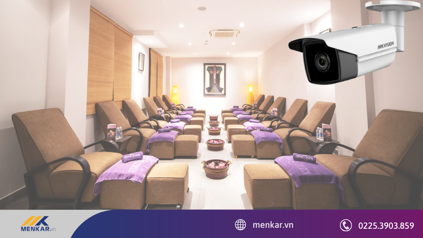 Lắp đặt camera cho spa – Nâng cao trải nghiệm và uy tín dịch vụ