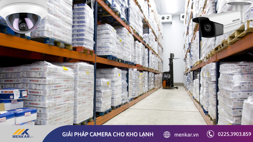 Lắp đặt camera cho kho lạnh - Theo dõi nhiệt độ, giám sát hàng hóa an toàn và liên tục