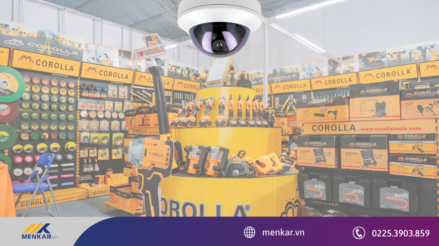 Lắp camera giám sát cho cửa hàng kim khí, điện máy – quản lý hàng hóa, bảo vệ tài sản