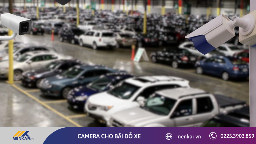 Camera cho bãi đỗ xe - Nhận diện biển số, kiểm soát xe ra vào tự động