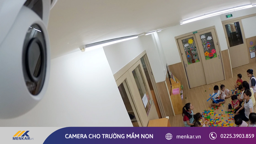 Giải pháp camera cho trường mầm non - Giám sát lớp học, đảm bảo an toàn trẻ