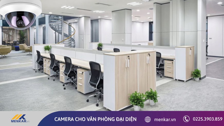 Lắp đặt camera cho văn phòng đại diện - Giám sát nhân sự và bảo mật tài liệu hiệu quả