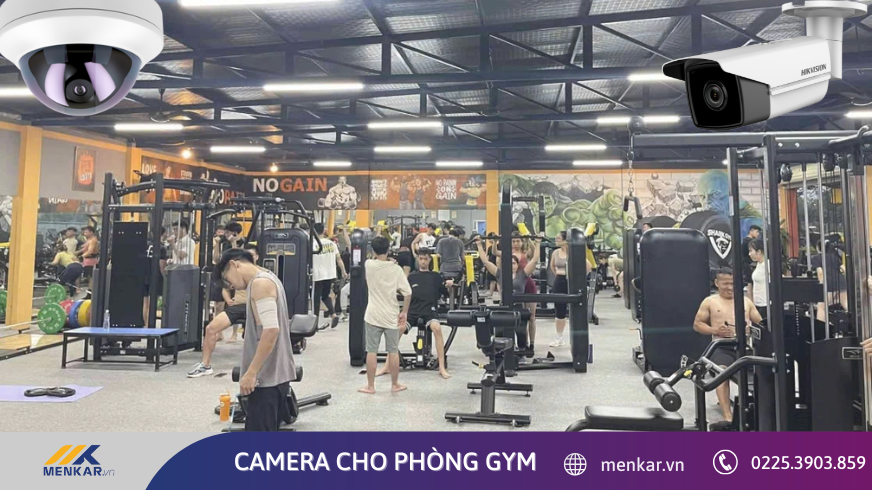 Lắp camera cho phòng gym - Quản lý thiết bị, nâng cao trải nghiệm hội viên