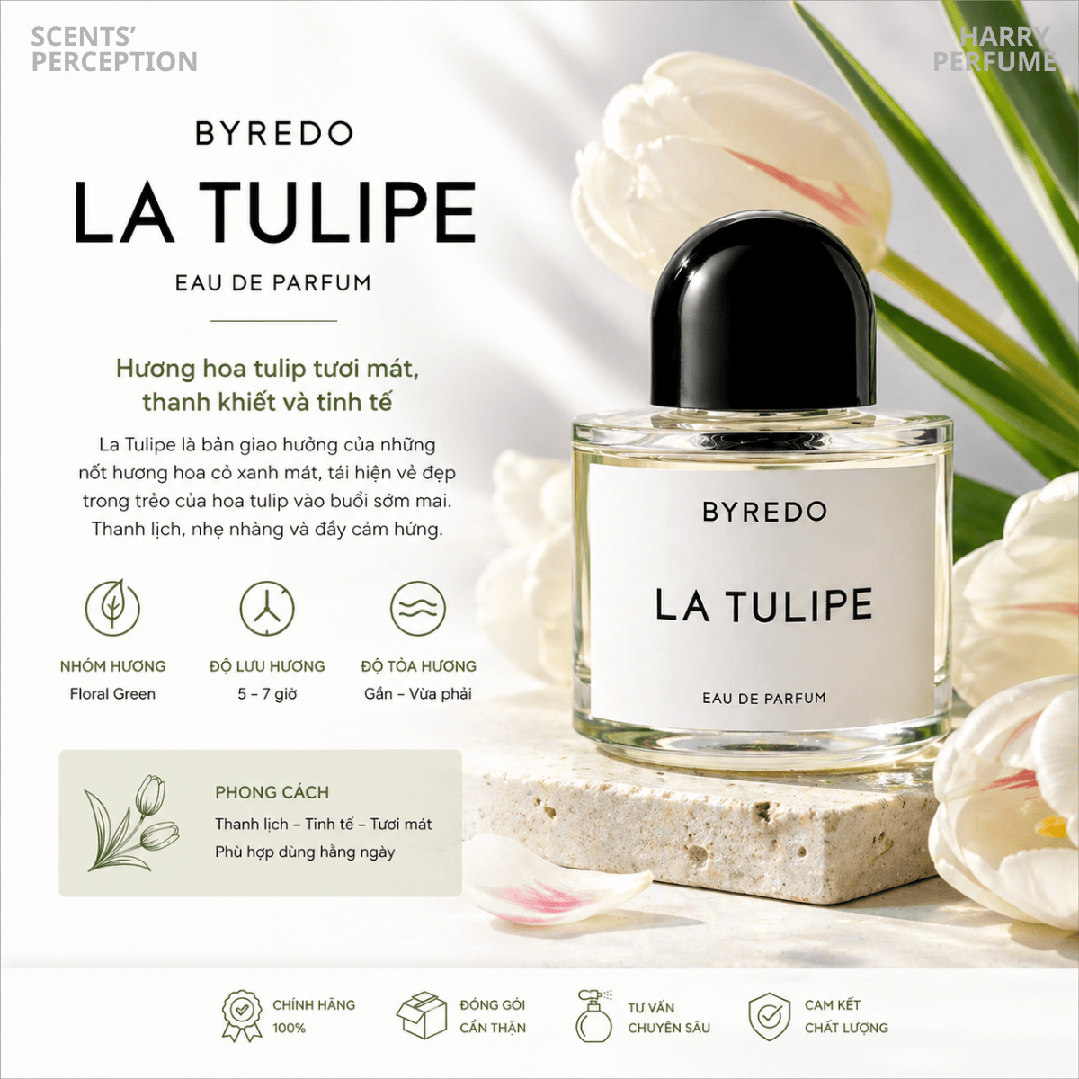 Nước hoa unisex Byredo La Tulipe EDP chính hãng