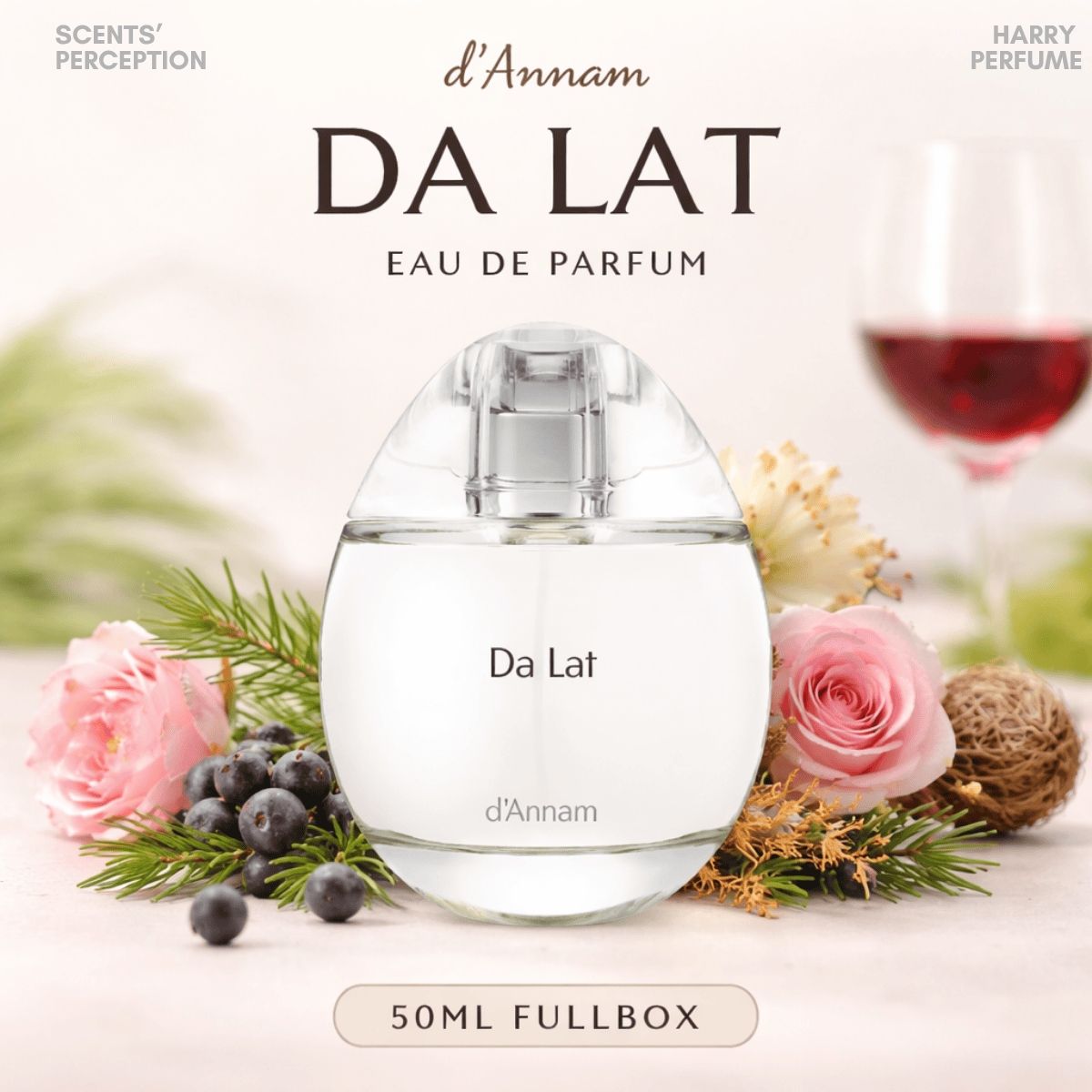 Nước hoa d'Annam Da Lat EDP 50ml Fullbox chính hãng
