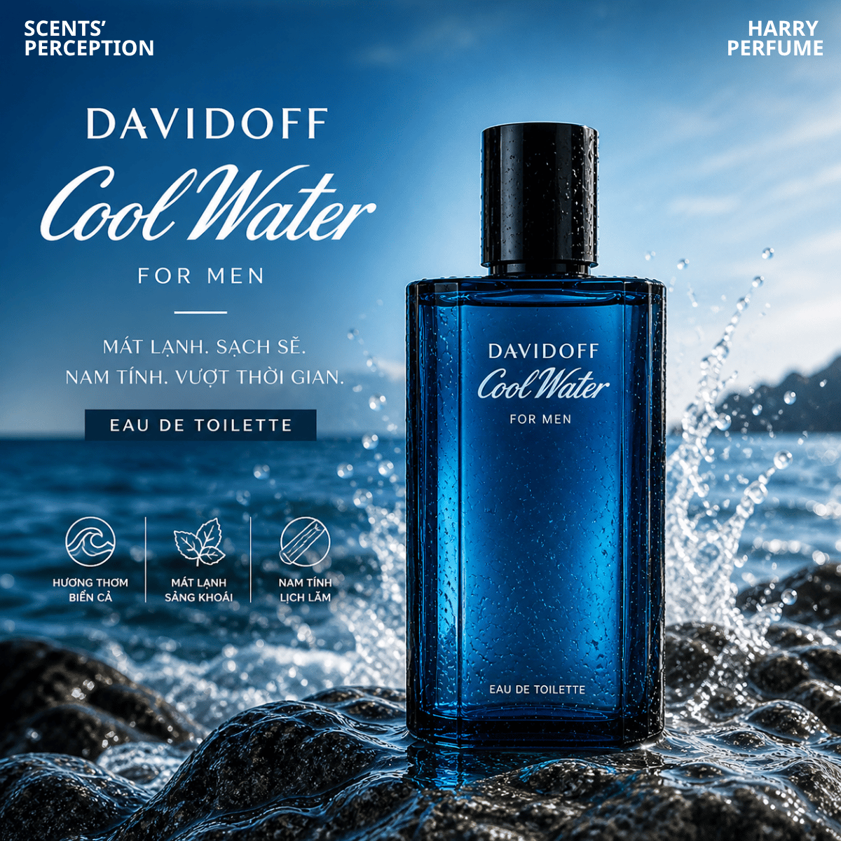 Nước hoa nam Davidoff Cool Water For Men EDT Fullbox chính hãng