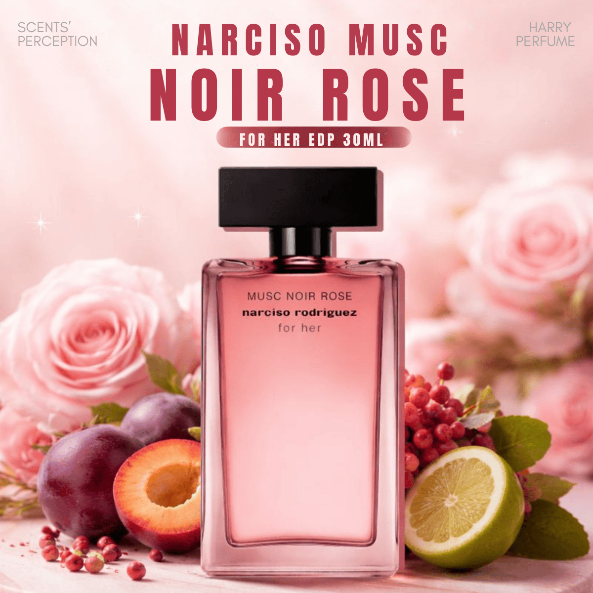 Review nước hoa nữ Narciso Musc Noir Rose For Her EDP 30ml