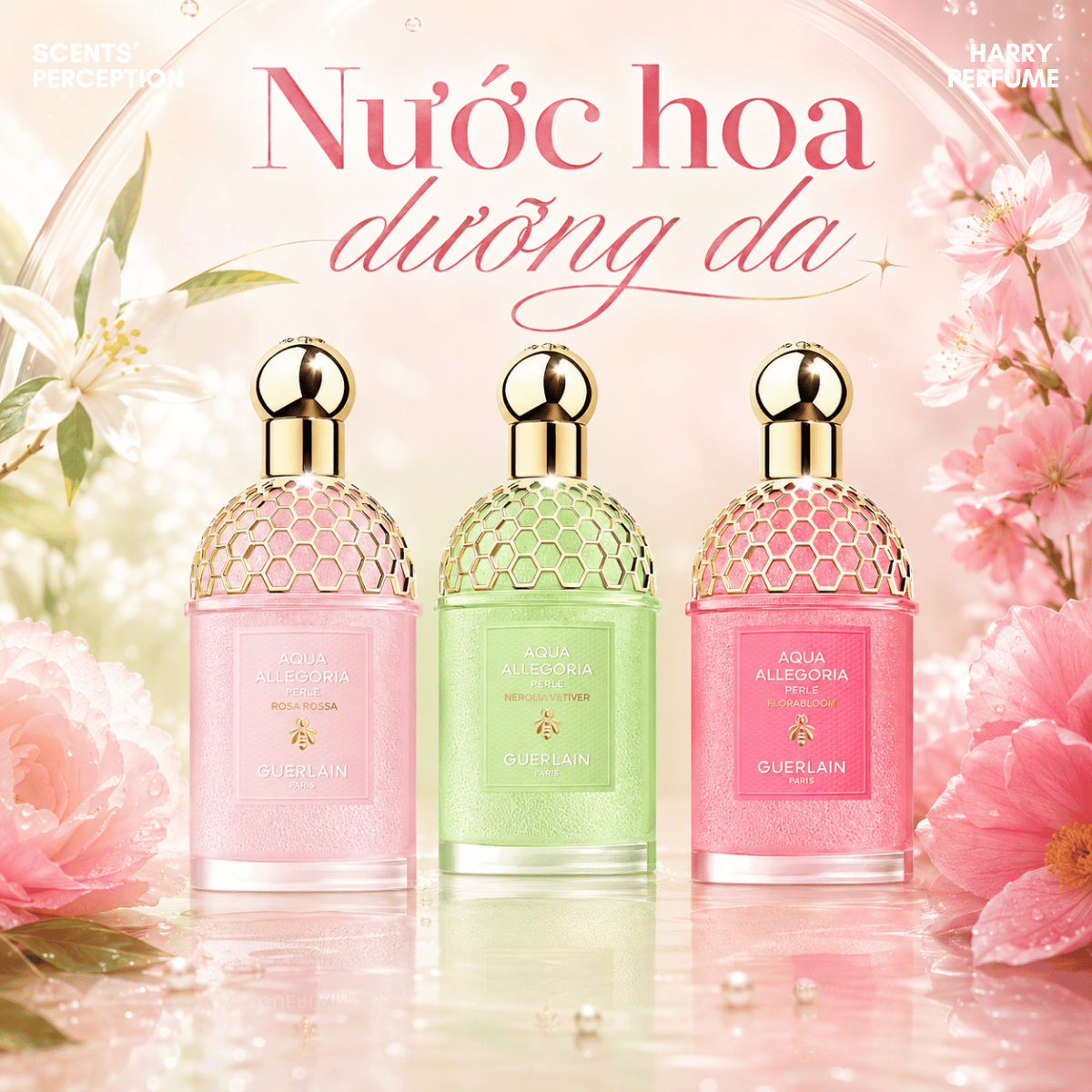 Các loại nước hoa dưỡng da Guerlain Aqua Allegoria Perle đáng trải nghiệm