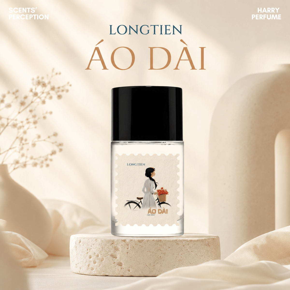 Nước hoa LONGTIEN Áo Dài EDP mùi hương thanh lịch mang nét đẹp Việt