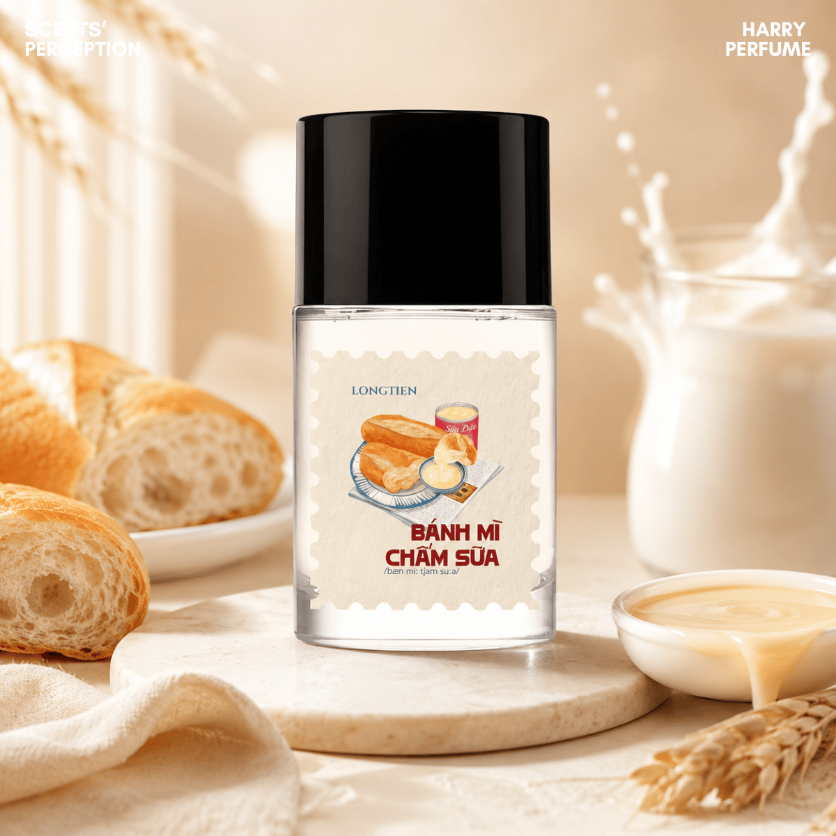 Nước Hoa LONGTIEN Bánh Mì Chấm Sữa EDP